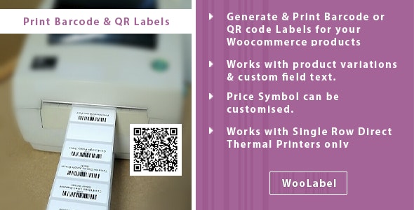 QR Codes Barcode Generator Label Printing Plugin QR Codes Barcode Generator Label Printing Plugin