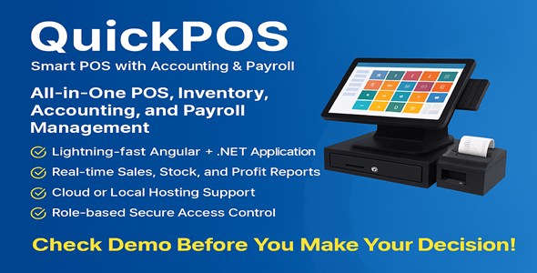Quick POS – POS With ERP And Built-in Accounting - POS Quick POS – POS With ERP And Built-in Accounting - POS