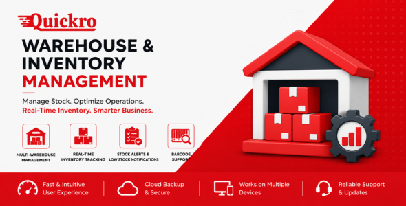 Quickro POS Warehouse Inventory Management {Add-on) Quickro POS Warehouse Inventory Management {Add-on)