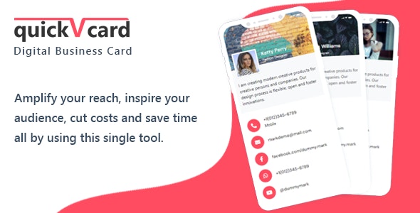 QuickVcard - vCard SaaS Digital Business Card Builder QuickVcard - vCard SaaS Digital Business Card Builder