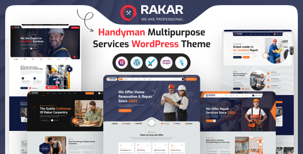 Rakar - Multipurpose Services WordPress Theme Rakar - Multipurpose Services WordPress Theme
