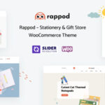 Rappod – Stationery Gift Store WooCommerce WordPress Theme