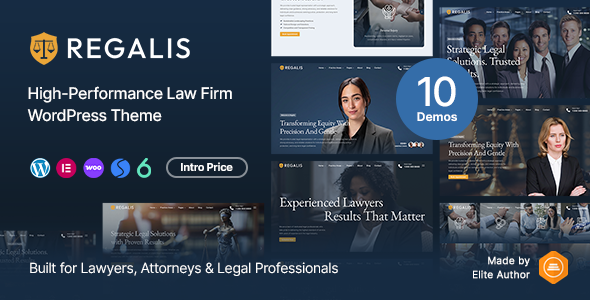 Regalis - Lawyer, Attorney and Law Firms WordPress Theme Regalis - Lawyer, Attorney and Law Firms WordPress Theme