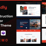 Roadly – Road Construction Civil Engineering WordPress Theme