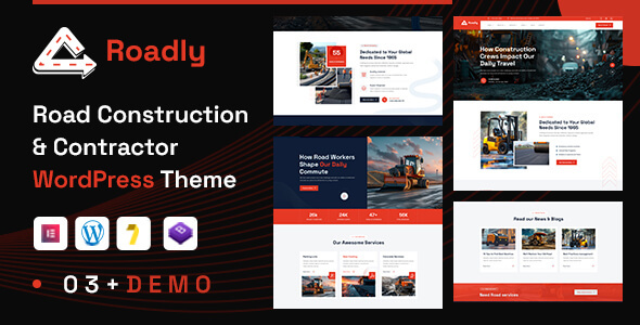 Roadly – Road Construction Civil Engineering WordPress Theme Roadly – Road Construction Civil Engineering WordPress Theme