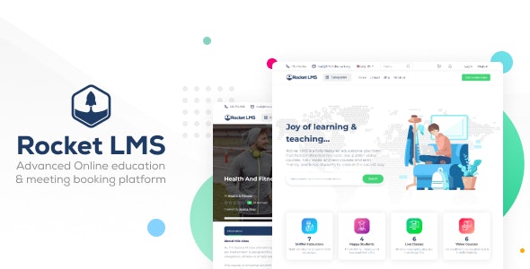 Rocket LMS - Learning Management System + Full Universal Plugins + Theme and Landing Page Builder Rocket LMS - Learning Management System + Full Universal Plugins + Theme and Landing Page Builder
