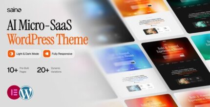 Saino – AI Software Micro-SaaS Startup WordPress Theme