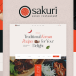 Sakuri - Asian Restaurant and Sushi WordPress Theme
