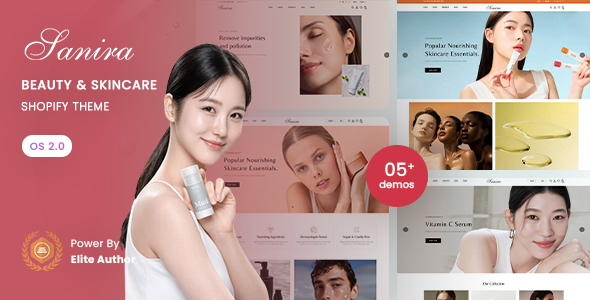 Sanira - Beauty Skincare Shopify 2.0 Theme