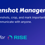 Screenshot Manager for RISE CRM