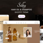 Silky - Hair Oil Shampoo store Shopify 2.0 Theme