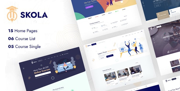 Skola - LMS Online Courses WordPress Theme Skola - LMS Online Courses WordPress Theme