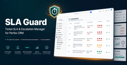 SLA Guard — Ticket SLA Escalation Manager for Perfex CRM