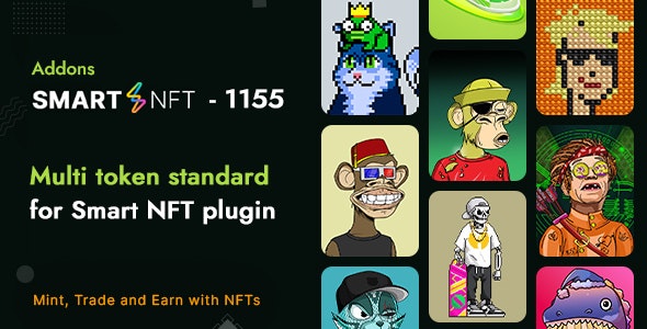 Smart NFT 1155 - Multi-token standard addon Smart NFT 1155 - Multi-token standard addon