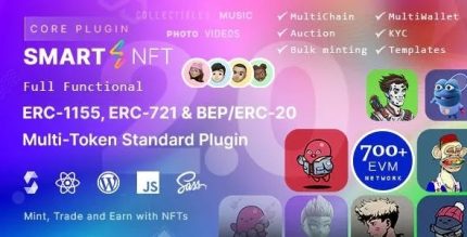 Smart NFT - NFT Marketplace WordPress Plugin
