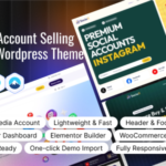 SocioX – Social Media Account Selling Marketplace WordPress Theme