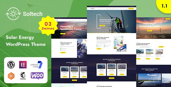 Soltech - Solar Renewable Energy WordPress Theme Soltech - Solar Renewable Energy WordPress Theme