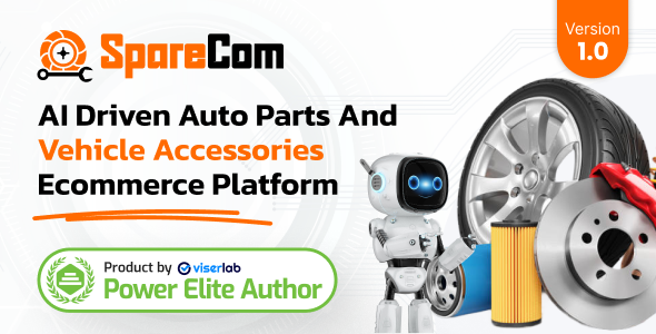 SpareCom - AI Driven Auto Parts And Vehicle Accessories Ecommerce Platform