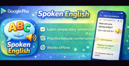Spoken English Master - Daily English Learning Vocabulary Builder