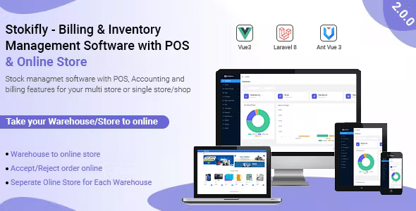 Stockifly - Billing Inventory Management with POS and Online Shop Stockifly - Billing Inventory Management with POS and Online Shop