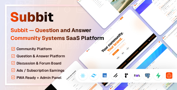 Subbit — Question and Answer Community Systems SaaS Platform Subbit — Question and Answer Community Systems SaaS Platform