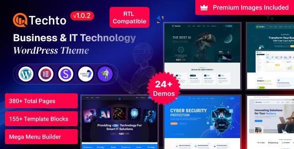 Techto – Business IT Technology WordPress Theme