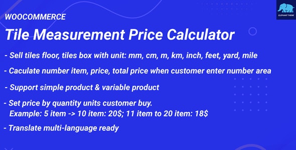 Tile Measurement Price Calculator for WooCommerce Tile Measurement Price Calculator for WooCommerce