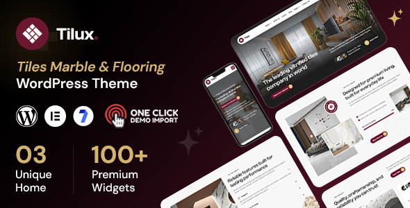 Tilux - Tiles Marble Flooring WordPress Theme