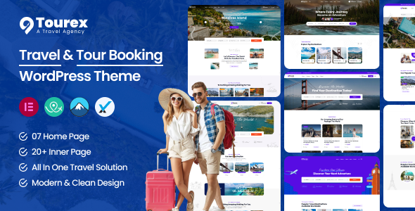 Tourex - Tour Travel Booking WordPress Theme