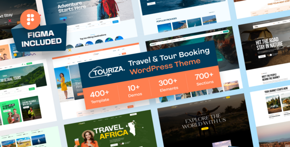 Touriza – Tour Travel Booking WordPress Theme