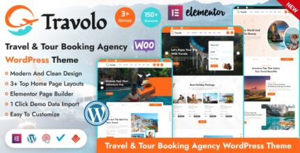 Travolo - Travel Agency Tour Booking WordPress Theme