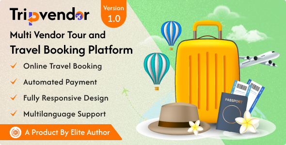 TripVendor - Multi Vendor Tour And Travel Booking Platform TripVendor - Multi Vendor Tour And Travel Booking Platform