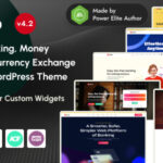 Tryo - FinTech, Banking, Money Transfer Currency Exchange Elementor WordPress Theme