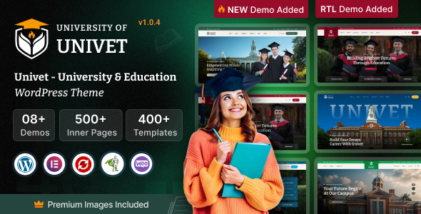 Univet – University Education WordPress Theme Univet – University Education WordPress Theme