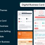 vCard SaaS - Digital Business Card Builder - Bio Links Builder