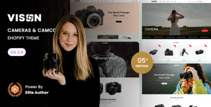 Vison - Cameras Camcorders Shopify 2.0 Theme