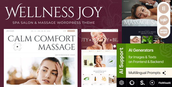 Wellness Joy - Spa Salon Massage WordPress Theme