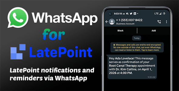WhatsApp for LatePoint WhatsApp for LatePoint