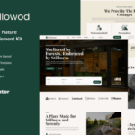 Willowod - Nature Cottages Elementor Template Kit