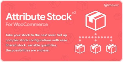 WooCommerce Attribute Stock – Shared Stock Variable Quantities