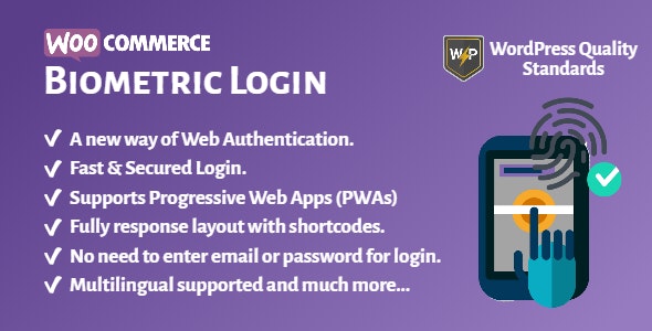 WooCommerce Biometric Login | Fingerprint | Web Authentication (WebAuthn) WooCommerce Biometric Login | Fingerprint | Web Authentication (WebAuthn)