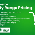 WooCommerce Quantity Range Pricing