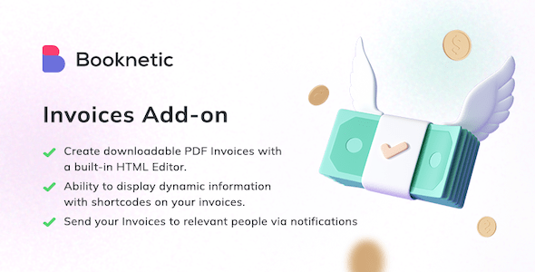WordPress Appointment Booking Plugin with Invoice Functionality - Addons Booknetic WordPress Appointment Booking Plugin with Invoice Functionality - Addons Booknetic