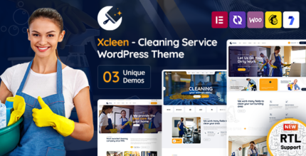 Xcleen - Cleaning Services WordPress Theme