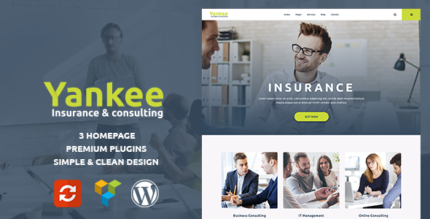 Yankee - Insurance Consulting WordPress Theme
