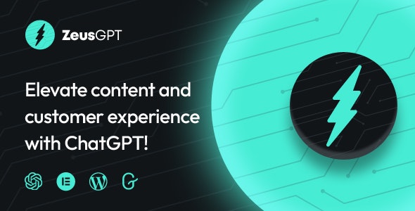 ZeusGPT - WordPress Plugin powered by ChatGPT ZeusGPT - WordPress Plugin powered by ChatGPT
