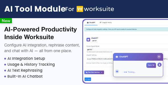 Aitools Module for Worksuite