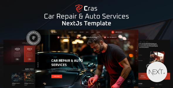 Cras - Car Repair Auto Services NextJs Template Cras - Car Repair Auto Services NextJs Template