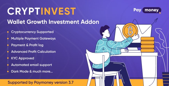 CryptInvest - Wallet Growth Investment Addon CryptInvest - Wallet Growth Investment Addon