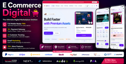 Digital Product Marketplace | Next.js Store, SMM Panel, PWA, POS, Wallet Marketing Automation - JS